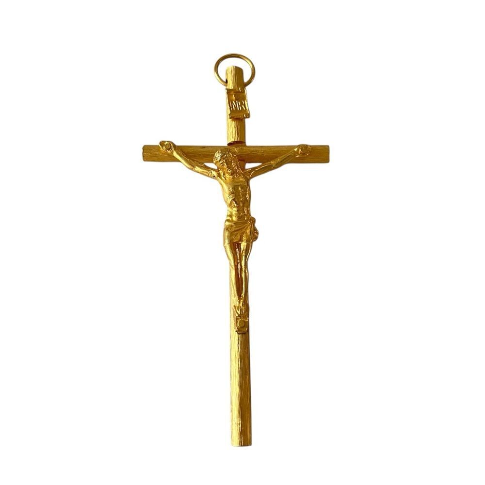 Gold Crucifix Jesus Christ Wall Hanging
